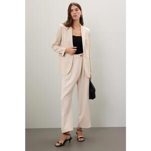 ba&sh Off-White Sylvana Jacket Size L with Small Stain